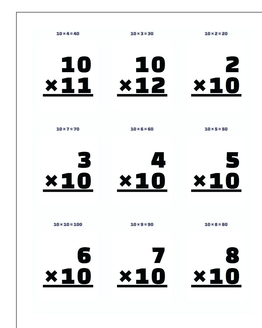 Trust Math Flash Cards Printable | Katrina Blog for Printable Multiplication Flash Cards 6