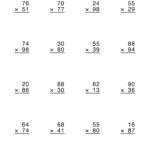 Two Digit Math Worksheet | Printable Worksheets And intended for Multiplication Worksheets Double Digit