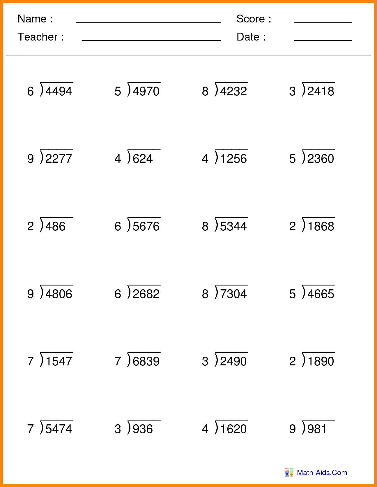 Useful Math Worksheets For Grade 5 Multiplication And with regard to 5 Multiplication Worksheets Free