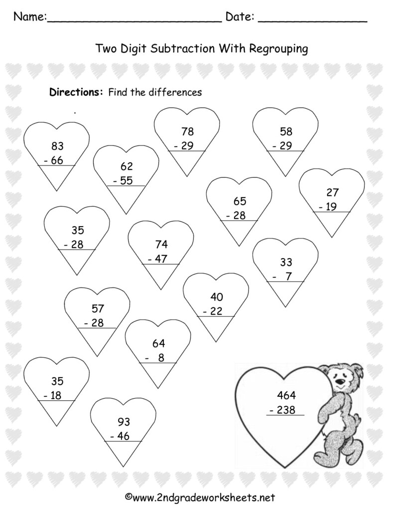 Valentine's Day Printouts And Worksheets In Multiplication Worksheets Valentines