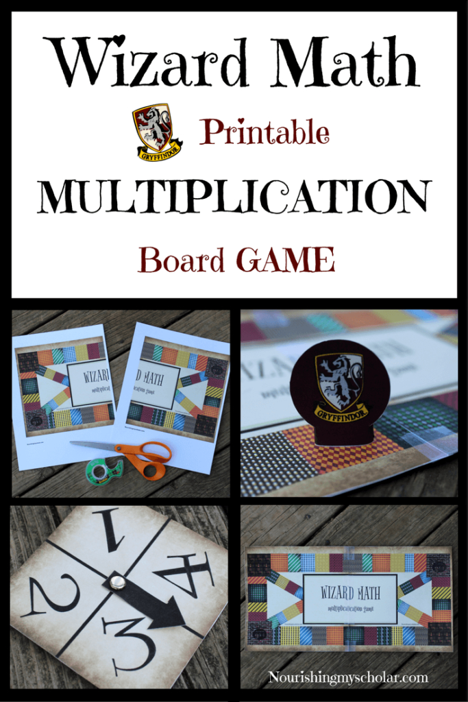 Wizard Math Printable Multiplication Board Game ~ Nourishing for Printable Multiplication Board Games For 3Rd Grade