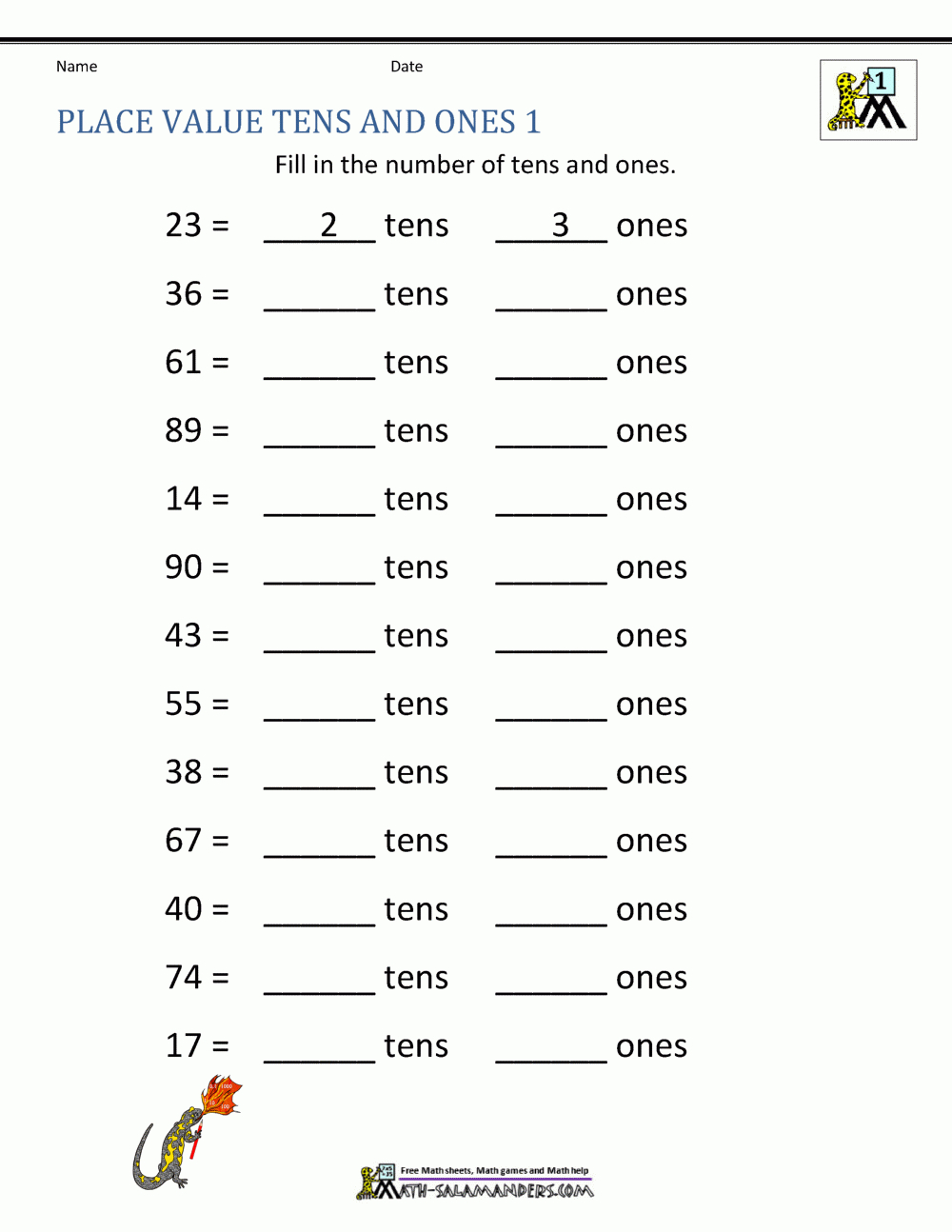 Worksheet Ideas ~ 1St Grade Math Worksheets Place Value Tens throughout Printable Multiplication Practice