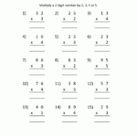 Worksheet Ideas ~ 3Rd Grade Digit Multiplications Best regarding Multiplication Worksheets Year 2