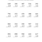 Worksheet Ideas ~ 4Th Grade Multiplication Worksheets Best In Grade 4 Printable Multiplication Problems