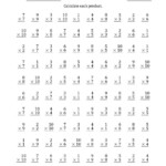 Worksheet Ideas ~ 6Th Grade Math Worksheets Pdf For Fraction Intended For Multiplication Worksheets 6Th Grade Pdf