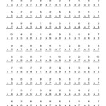 Worksheet Ideas ~ Amazing Free Printable Multiplication in Multiplication Worksheets 9X