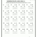 Worksheet Ideas ~ Free Math Worksheets For 5Th Grade With Regard To Multiplication Worksheets 5Th Grade
