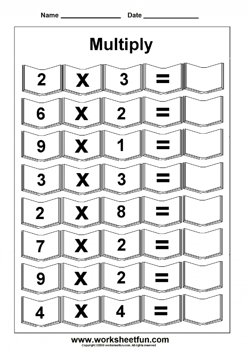 Worksheet Ideas ~ Free Printable Multiplication Worksheets for Multiplication Worksheets Easy