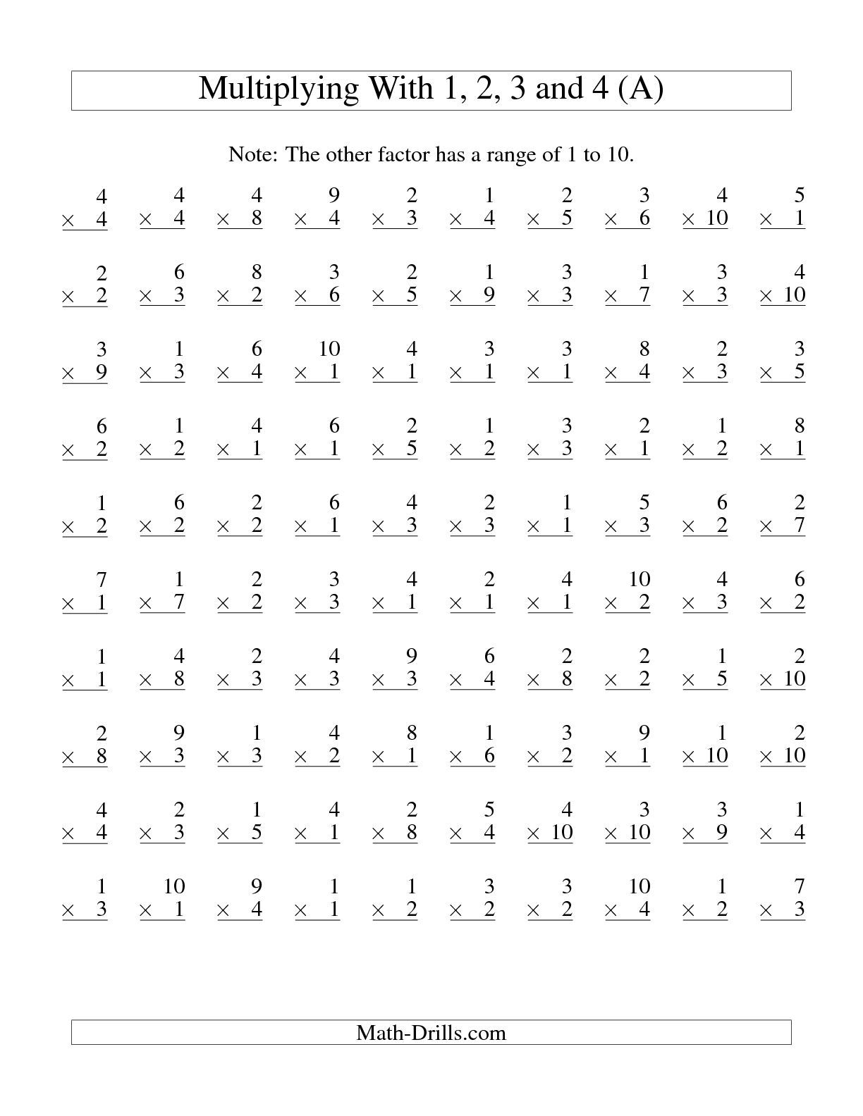 Worksheet Ideas ~ Free Printable Multiplicationets And regarding Printable Multiplication Worksheets 1-9