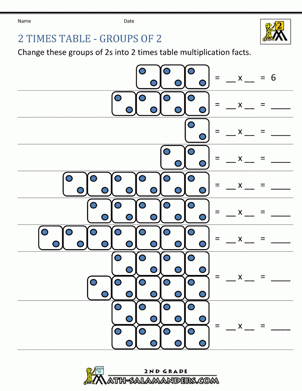 Printable Multiplication Table Worksheets F