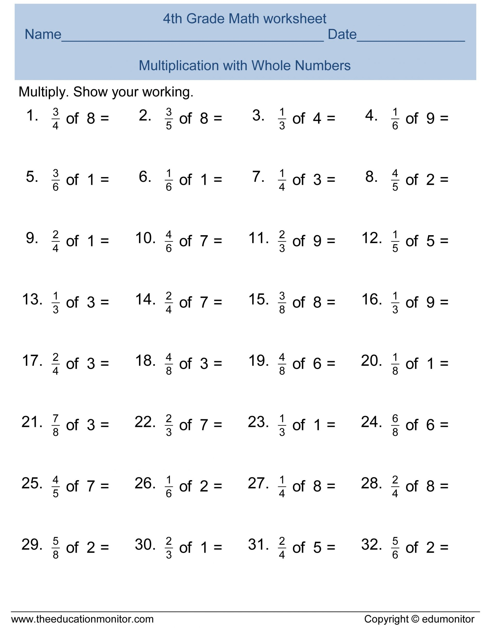 Worksheet Ideas ~ How To Teachon Worksheets Awesome for Free Printable Multiplication Worksheets 7Th Grade