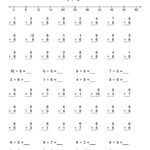 Worksheet Ideas ~ Multiplication Facts Worksheets For Third with regard to Printable Multiplication