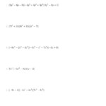 Worksheet Ideas Page 447: 51 Multiplying Polynomials In Worksheets About Multiplication Of Polynomials