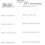 Worksheet Ideas Page 447: 51 Multiplying Polynomials Intended For Worksheets About Multiplication Of Polynomials