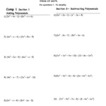 Worksheet Ideas Page 447: 51 Multiplying Polynomials intended for Worksheets About Multiplication Of Polynomials