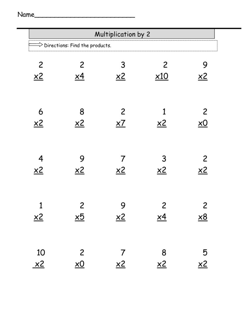 Worksheet Ideas ~ Printable Multiplication Worksheets Facts throughout Free Printable 3 Multiplication Worksheets