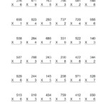 Worksheet Ideas ~ Worksheet Ideas Practice Math Worksheets for Multiplication Worksheets One Digit