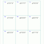 Worksheets For Division With Remainders regarding Printable Multiplication And Division Worksheets Grade 4