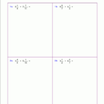 Worksheets For Fraction Multiplication for Printable Multiplication Of Fractions