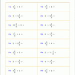 Worksheets For Fraction Multiplication In Multiplication Worksheets 6Th Grade Pdf