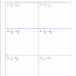Worksheets For Fraction Multiplication In Printable Multiplication Of Fractions