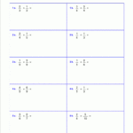 Worksheets For Fraction Multiplication in Printable Multiplication Of Fractions