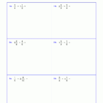 Worksheets For Fraction Multiplication Regarding Multiplication Worksheets Multiple Choice