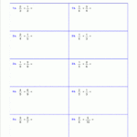Worksheets For Fraction Multiplication With Regard To Worksheets Multiplication Of Fractions
