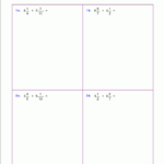 Worksheets For Fraction Multiplication within Multiplication Worksheets Kuta