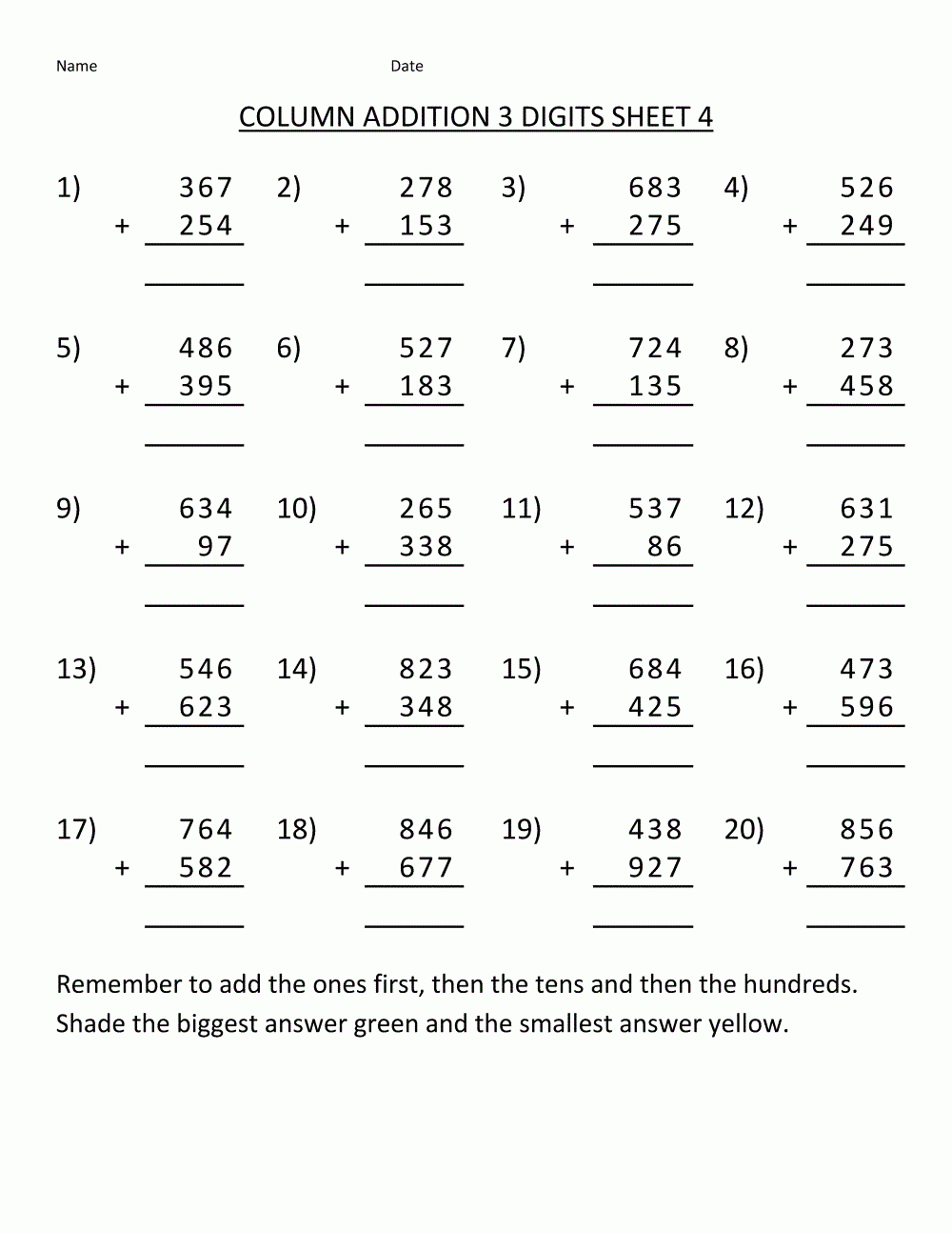 Worksheets For Grade 4 | Subtraction Worksheets, Addition within Printable Multiplication Worksheets Grade 4