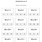 X10-Tables-De-Multiplication-Multiplier-Par-10-Quiz in Multiplication X10 Worksheets