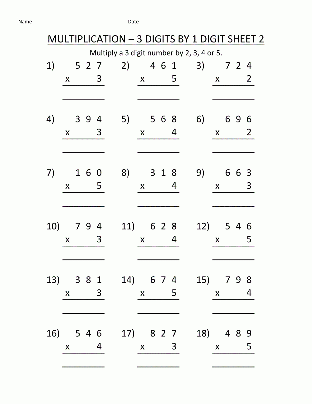 Year 4 Maths Worksheets Multiplication | K5 Worksheets | 4Th in Multiplication Worksheets K5