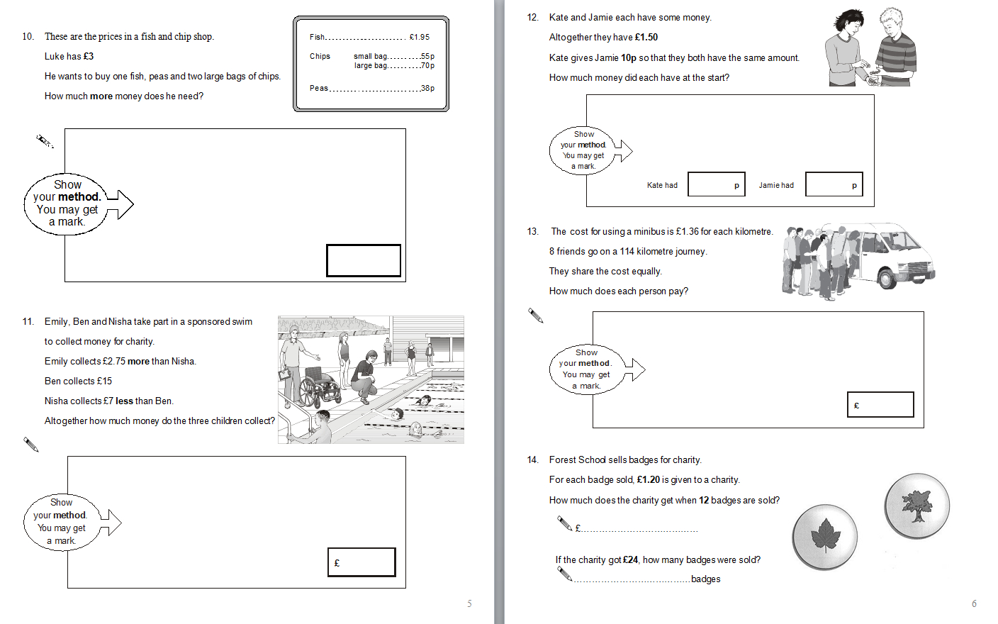 Year 6 Maths Sats Questions A Selection Of Math Sats intended for Multiplication Worksheets Ks1 Tes