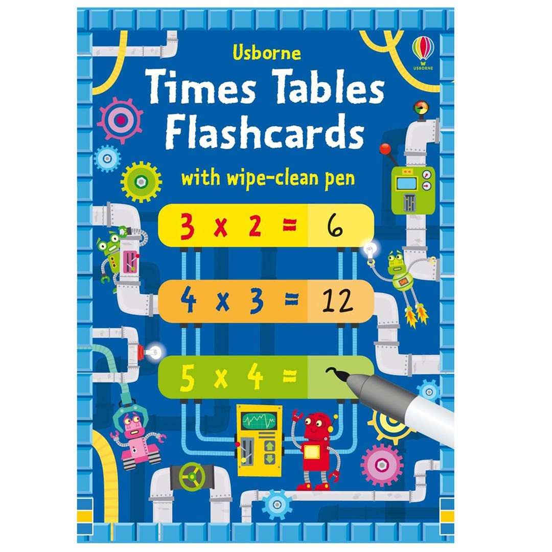 1-12 Times Tables Flashcards