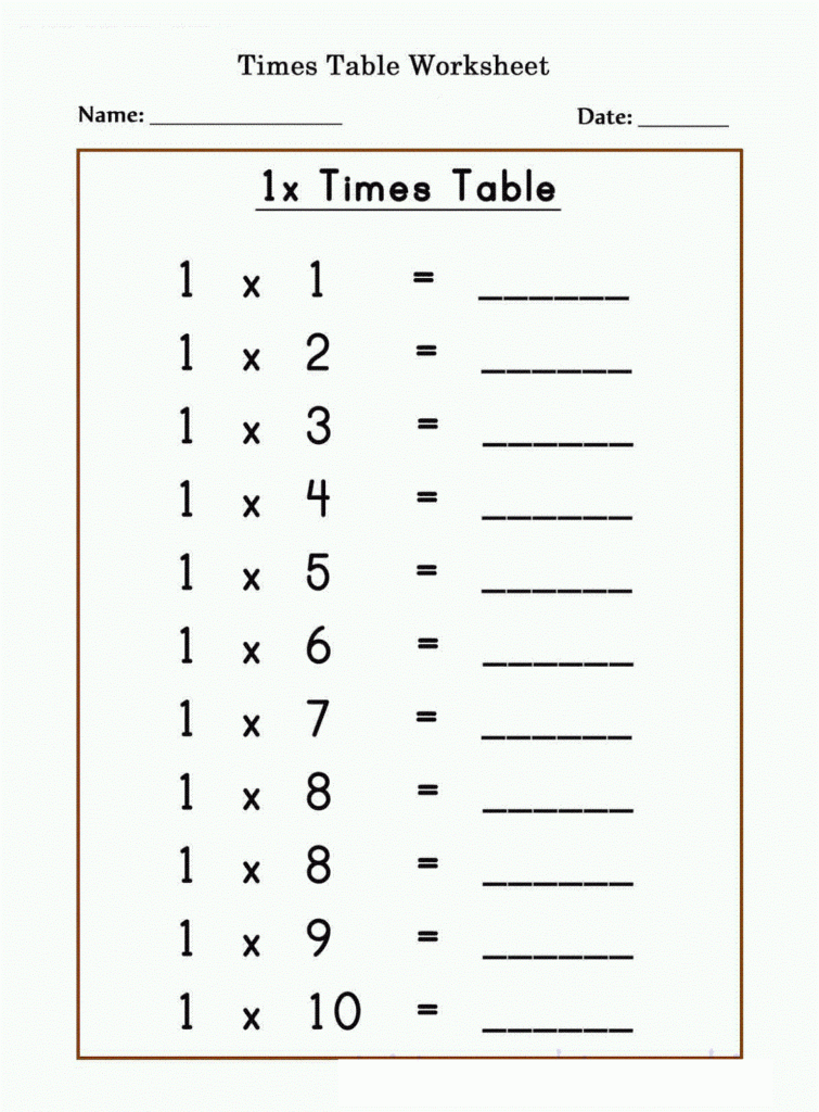 1 Times Tables Worksheets Activity Shelter 1 Times Tables 1 Times Tables Worksheets Activity Shelter 1 Times Tables