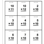 10 Times Table Worksheets | Printable Flash Cards, Math