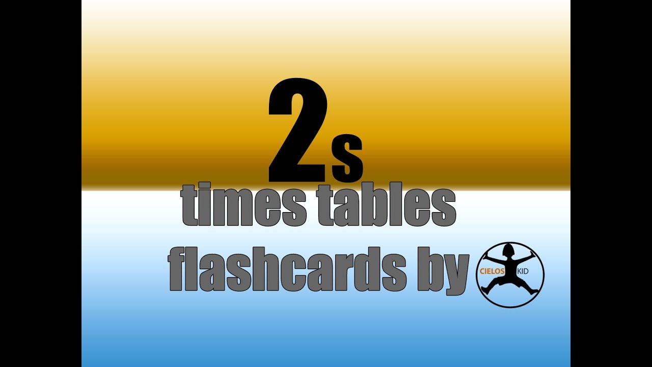 2&amp;#039;s Times Tables Flashcards I Multiplication Facts Game
