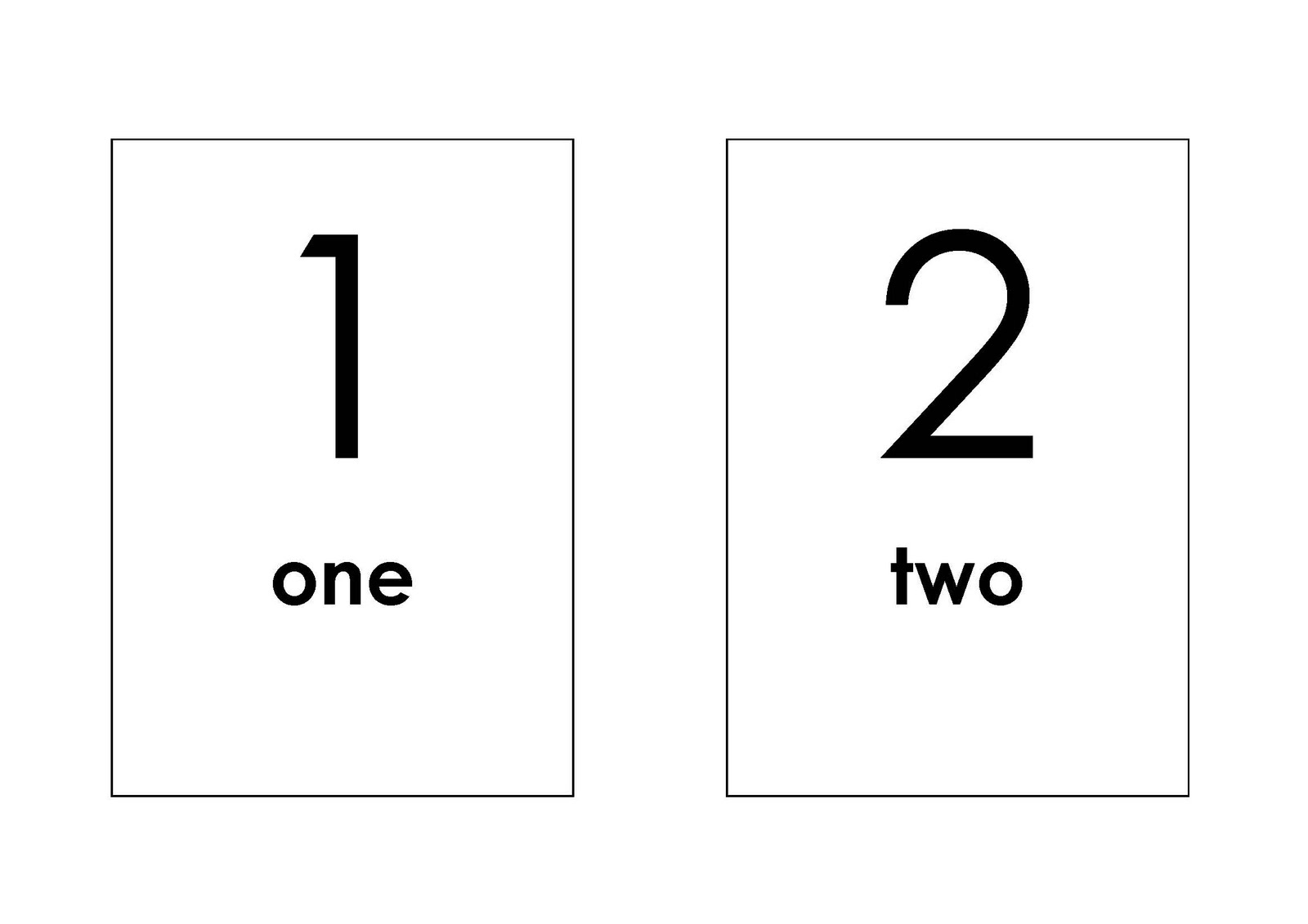 5 Best Images Of Free Printable Number Flash Cards - Free