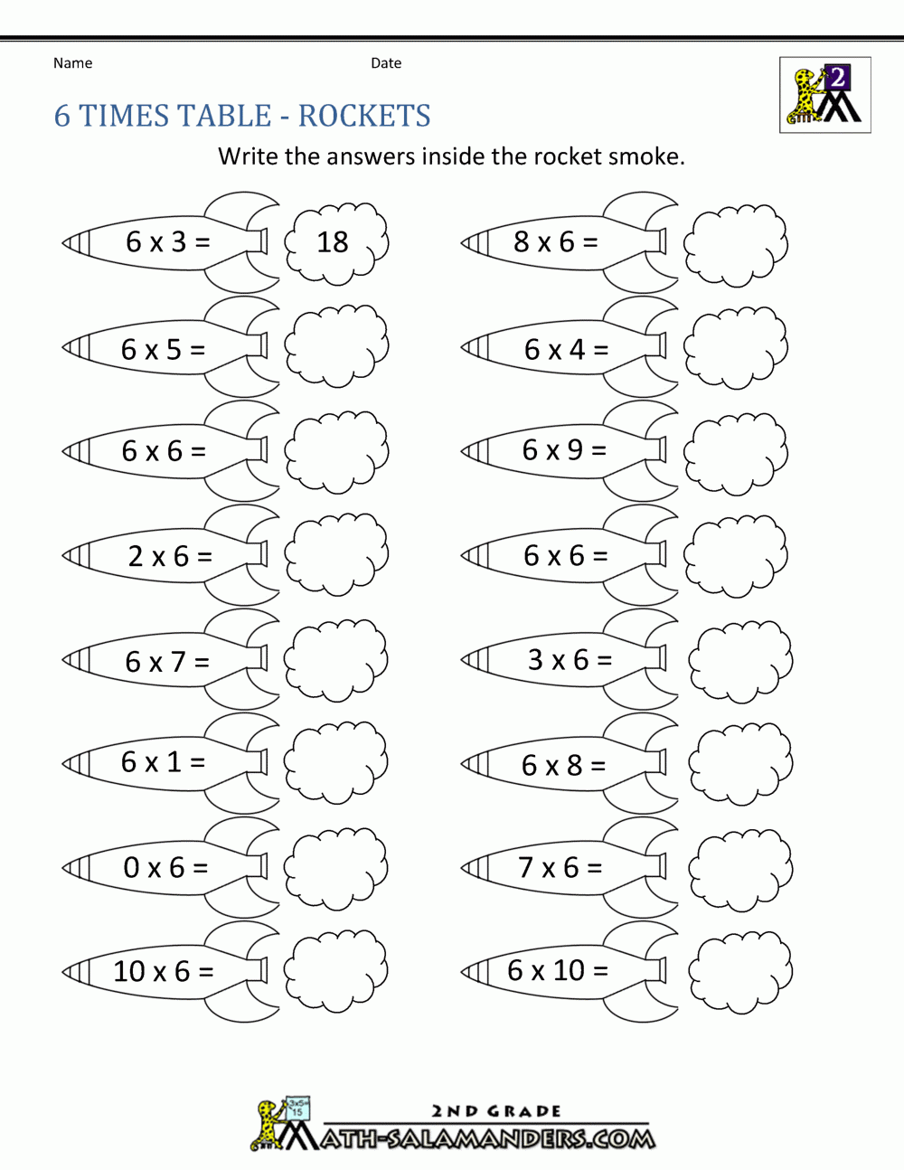 6 Times Table