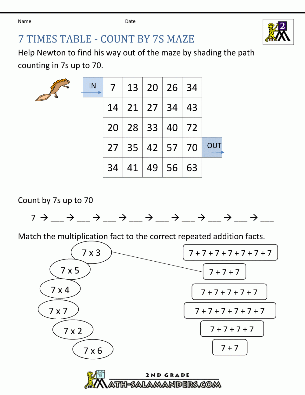 Maths Salamander Long Division