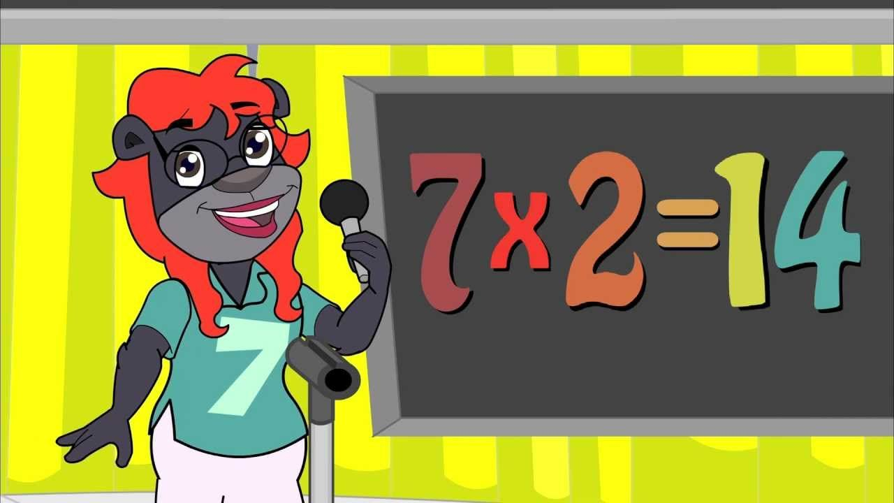 7 Times Table Multiplication Song With Numbear 7, Barb