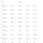 Blank Chart Multiplication Worksheets | Printable Worksheets