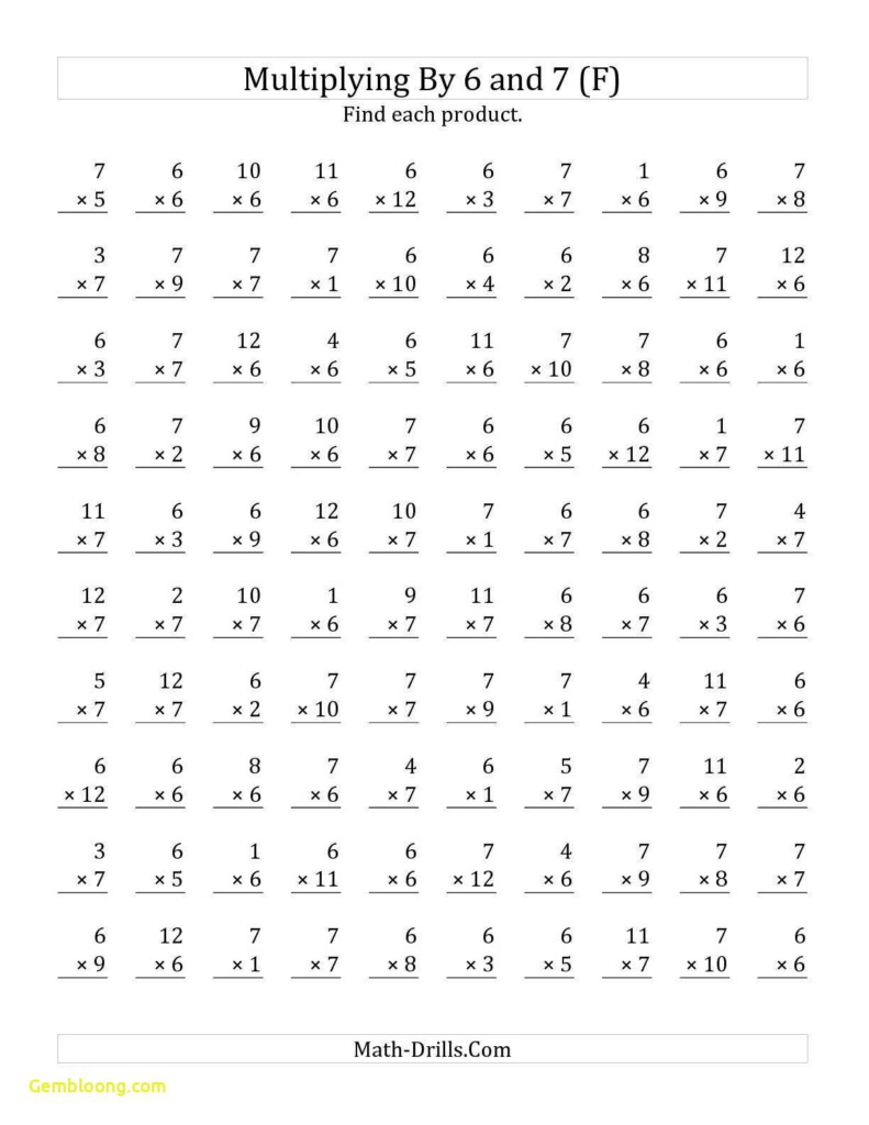 Multiplication Chart Super Teacher