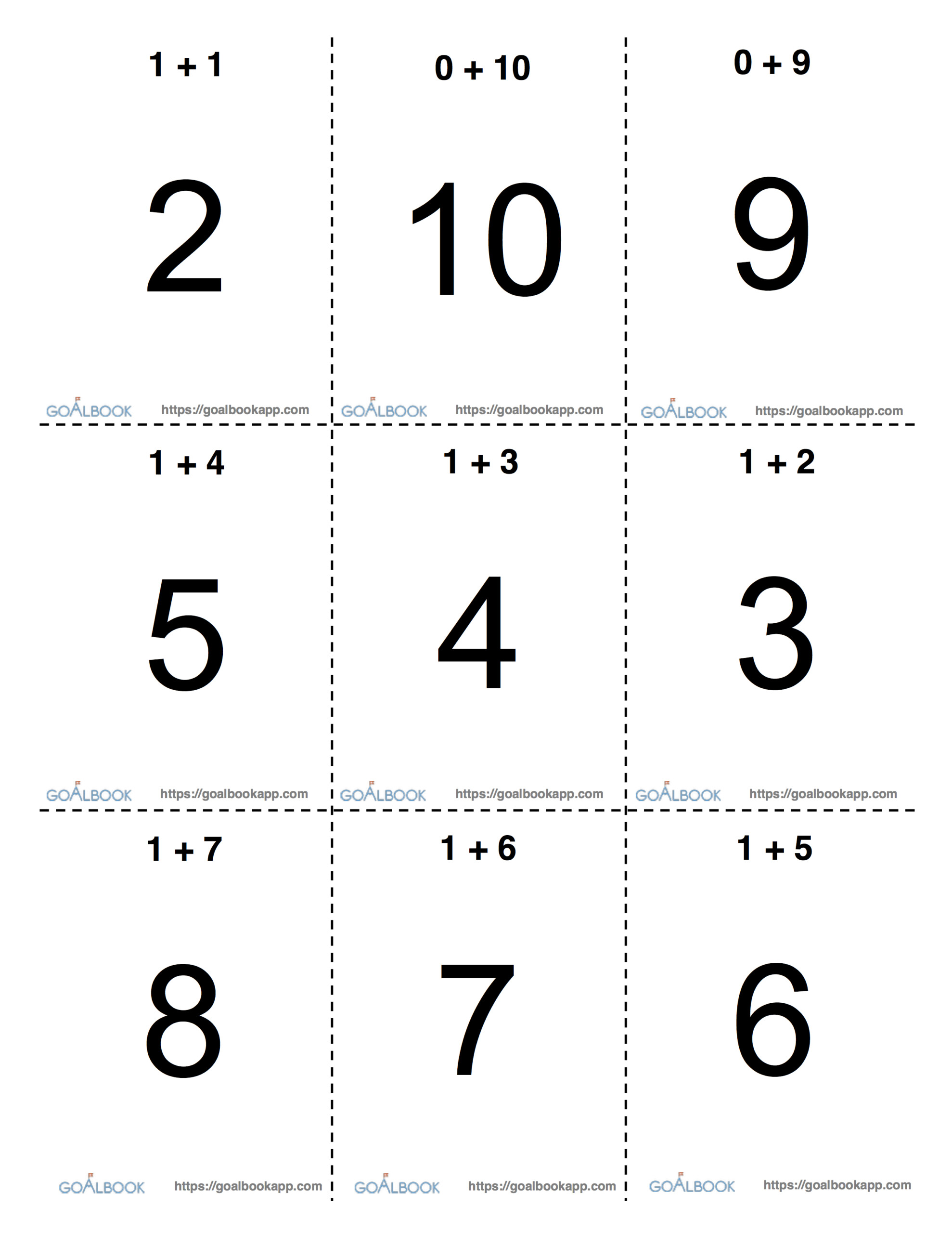 Free Addition Flashcards | Kids Activities