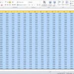 How To Create A Multiplication Table 1 100 In Ms Excel   Youtube