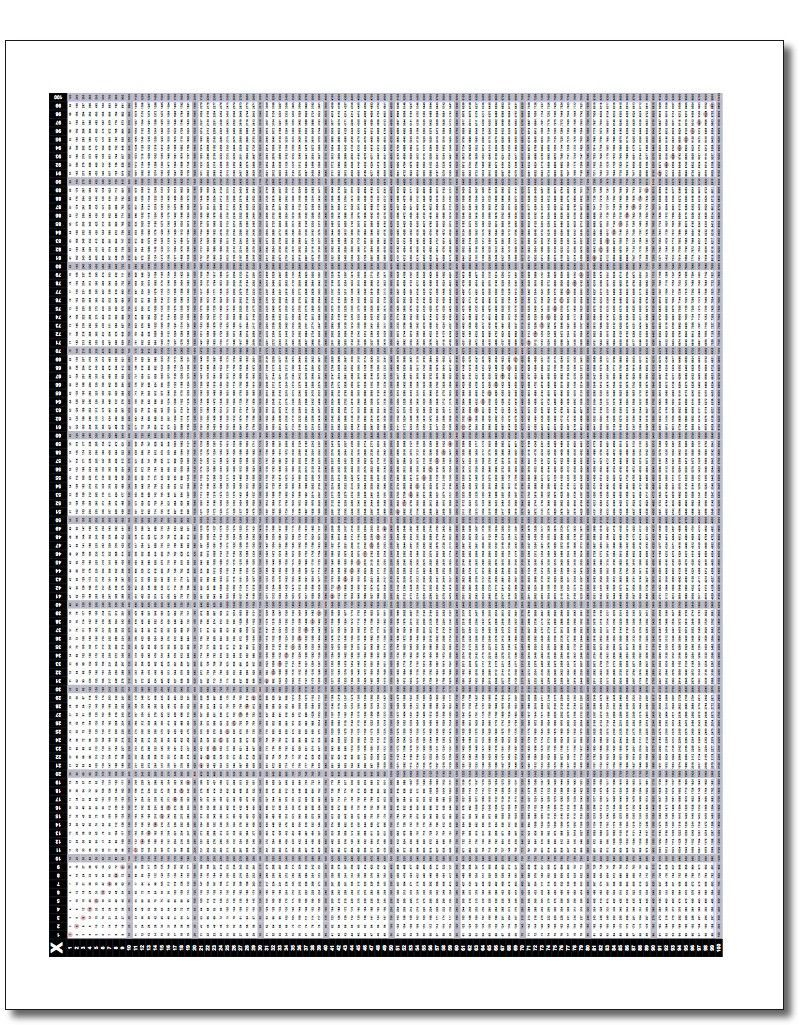 It&amp;#039;s Big! It&amp;#039;s Huge! It&amp;#039;s The Multiplication Chart 100X100