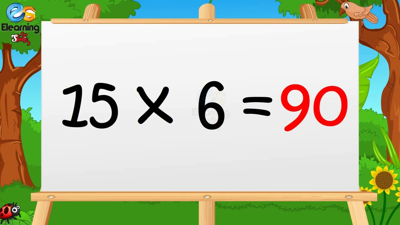 Learn Multiplication Table Of Fifteen 15 X 1 = 15 - 15 Times Tables