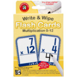 Learning Can Be Fun Write & Wipe Multiplication Flashcards