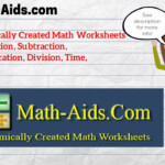 Math Aids   Math Worksheets | Dynamically Created Math