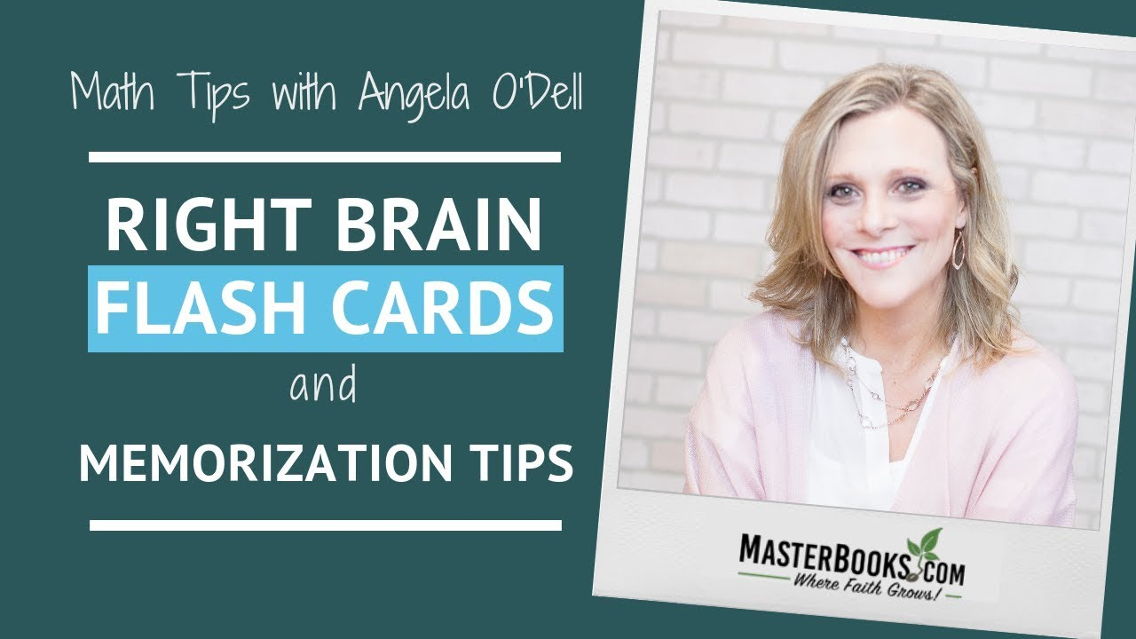 Math Tips: Right Brain Flash Cards &amp;amp; Memorization // Master Books  Homeschool Curriculum